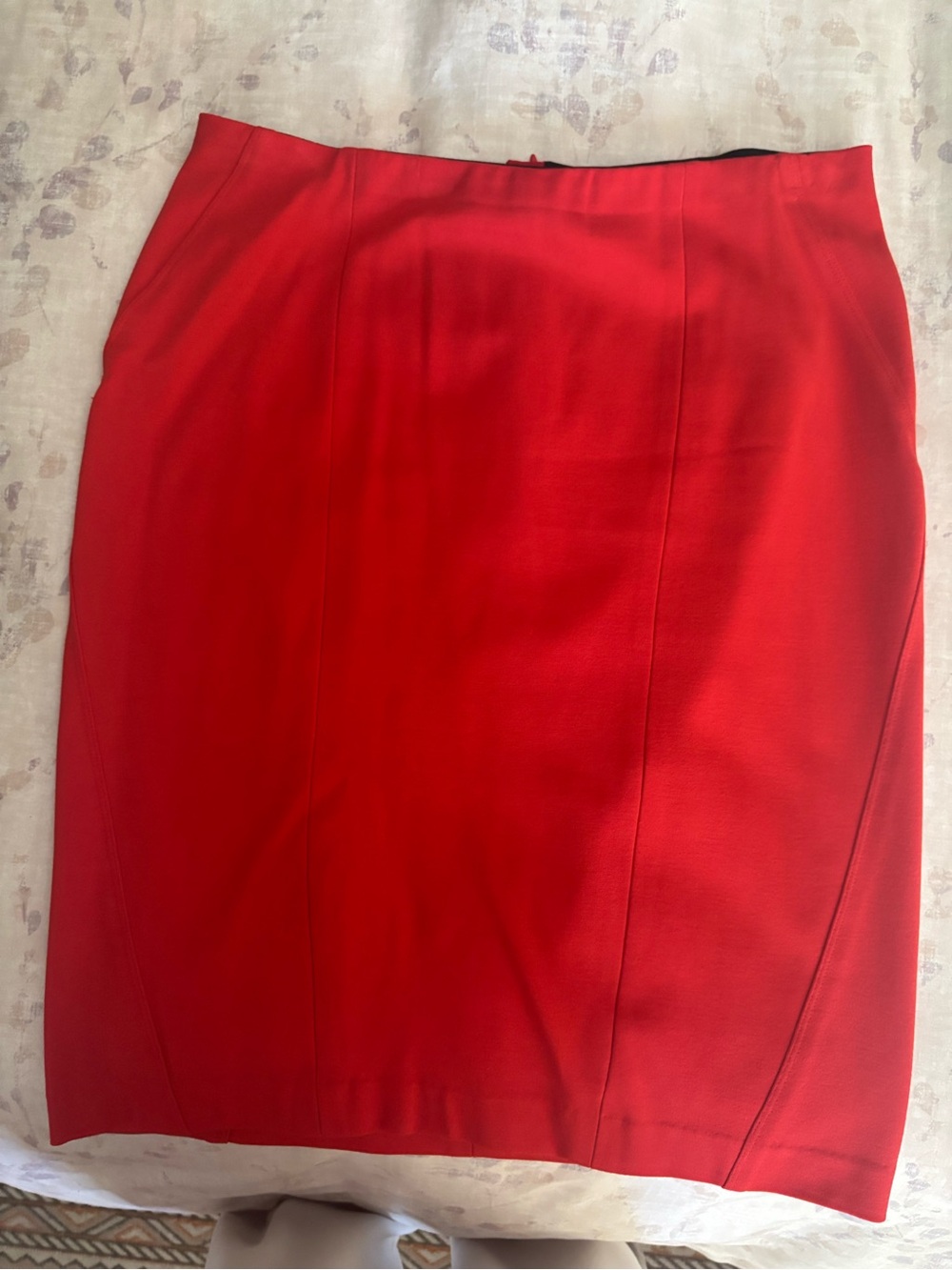 Ann Taylor Bold Red Pencil Skirt